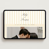 "Elegant and Formal" - Wedding Website in Sunshine by Jen Ramsey - Desktop Design
