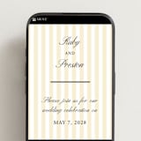 "Elegant and Formal" - Wedding Website in Sunshine by Jen Ramsey - Mobile Layout