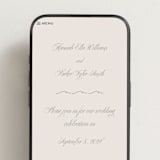 "Let's Say I Do" - Wedding Website in Ivory by Petra Kern - Mobile Layout
