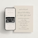 "Let's Say I Do" - Wedding Website in Ivory by Petra Kern - Match Your Stationery