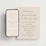 "Let's Say I Do" - Wedding Website in Ivory by Petra Kern - Match Your Stationery