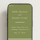 "Perriand" - Wedding Website in Moss by Megan Davis - Mobile Layout