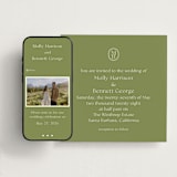 "Perriand" - Wedding Website in Moss by Megan Davis - Match Your Stationery