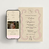 "Modern Fairy Tale" - Wedding Website in Linen by Helena Vitto - Match Your Stationery