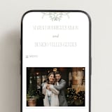"Eternal Grace" - Wedding Website in Leaf by Sherley Ferreira - Mobile Layout