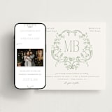 "Eternal Grace" - Wedding Website in Leaf by Sherley Ferreira - Match Your Stationery
