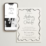 "quirky fun" - Wedding Website in Tuxedo by Cass Loh - Match Your Stationery