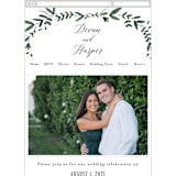 "Floral Wreath" - Wedding Website in Fresh by Kelly Schmidt - Guest Management