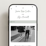 "Holidays ink doodles" - Wedding Website in Enchanted Holiday by Cass Loh - Mobile Layout