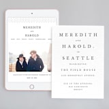 "Johannis" - Wedding Website in Ink by Jack Knoebber - Match Your Stationery