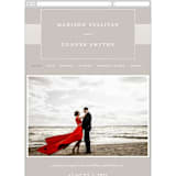 "Refined style" - Wedding Website in Pearl by Stacey Meacham - Guest Management