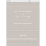 "Refined style" - Wedding Website in Pearl by Stacey Meacham - Guest Management