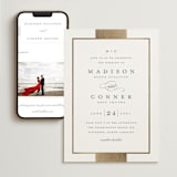"Refined style" - Wedding Website in Pearl by Stacey Meacham - Match Your Stationery