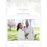 "Beautiful Bouquet" - Wedding Website in Cathedral by Jennifer Postorino - Mobile Layout