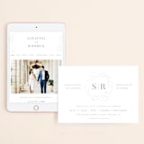 "Chic Wreath" - Wedding Website in Cloud by Kelly Schmidt - Match Your Stationery