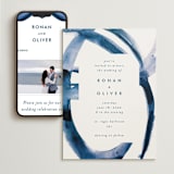 "Wedded Watercolor" - Wedding Website in Oceans by Mary Gaspar - Match Your Stationery