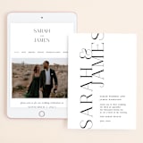 "Coupling" - Wedding Website in Cloud by Lauren Chism - Match Your Stationery