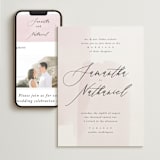 "Painterly" - Wedding Website in Blush by Kelly Schmidt - Match Your Stationery