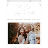 "Essential" - Wedding Website in Mist by Design Lotus - Mobile Layout