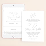 "Essential" - Wedding Website in Mist by Design Lotus - Match Your Stationery