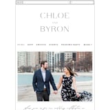 "chloe " - Wedding Website in Silk by Kelly Schmidt - Mobile Layout