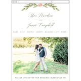 "Garden Glamour" - Wedding Website in Sage by Kristen Smith - Guest Management