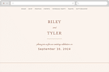 "Leaf Print" - Wedding Website in Rust by Katharine Watson - Desktop Design