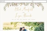 "Summer Love" - Wedding Website in Sunflower by Wildfield Paper Co - Desktop Design