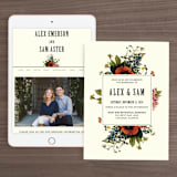 "Vintage Garden Invite" - Wedding Website in Vintage Beige by Alisa Wismer - Match Your Stationery