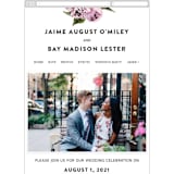 "Peony" - Wedding Website in Ice Mist by Cass Loh - Guest Management
