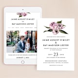 "Peony" - Wedding Website in Ice Mist by Cass Loh - Match Your Stationery