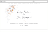 "Petale" - Wedding Website in Blush by Kelly Ventura - Desktop Design