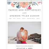"Romantic Watercolor Flora" - Wedding Website in Dhalia by Petra Kern - Guest Management