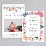 "Romantic Watercolor Flora" - Wedding Website in Dhalia by Petra Kern - Match Your Stationery