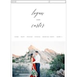 "Someone Like You" - Wedding Website in Tuxedo by Design Lotus - Guest Management
