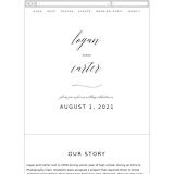 "Someone Like You" - Wedding Website in Tuxedo by Design Lotus - Guest Management