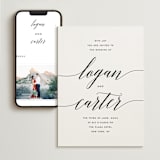 "Someone Like You" - Wedding Website in Tuxedo by Design Lotus - Match Your Stationery