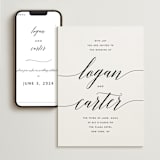 "Someone Like You" - Wedding Website in Tuxedo by Design Lotus - Match Your Stationery