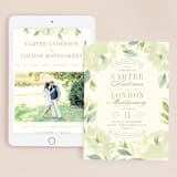 "Southern Garden" - Wedding Website in Moss by Lori Wemple - Match Your Stationery
