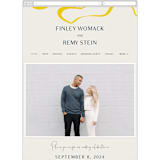 "Ophelia" - Wedding Website in Golden by Mere Paper - Mobile Layout