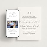 "Hepburn" - Wedding Website in Tuxedo by Megan Davis - Match Your Stationery