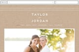 "Modern Stamp" - Wedding Website in Kraft by seulghi - Desktop Design