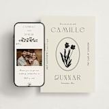 "la graine" - Wedding Website in Onyx by Alaina Cherup - Match Your Stationery