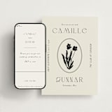 "la graine" - Wedding Website in Onyx by Alaina Cherup - Match Your Stationery