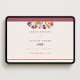 "Crest Fall" - Wedding Website in Autumn by Pink House Press - Desktop Design