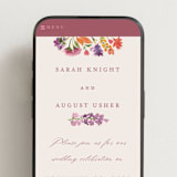 "Crest Fall" - Wedding Website in Autumn by Pink House Press - Mobile Layout