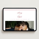 "Prep School" - Wedding Website in Scarlet by Morgan Kendall - Desktop Design