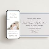 "Aperitif" - Wedding Website in Sky Blue by Megan Davis - Match Your Stationery