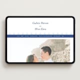 "bluebell dinner" - Wedding Website in Lapis by Bramble Studio - Desktop Design