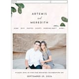 "Cacti" - Wedding Website in Rose Crystal by Cass Loh - Mobile Layout